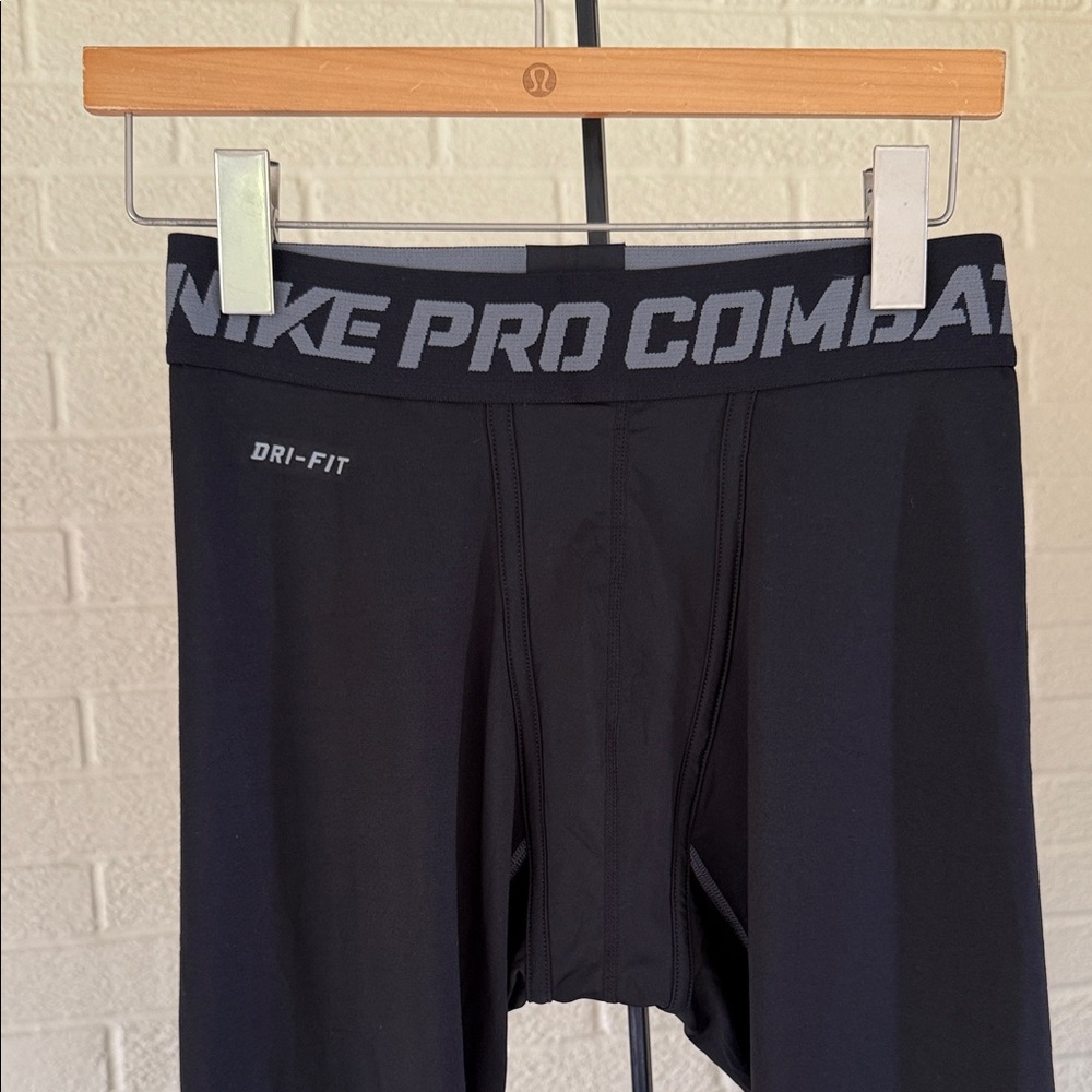 Nike Pro Combat Dri-Fit Compression Pant Men’s Black Size Large Excellent Cond